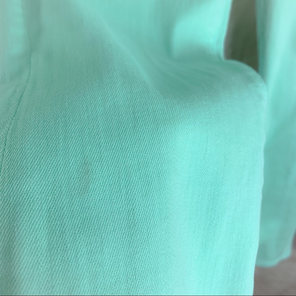 Vince Ankle Skinny Jeans in Light Mint - Picture 6 of 11